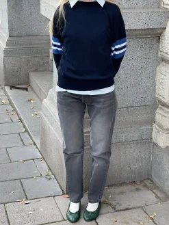 Djerf Avenue Avslappnade Jeans Gra Fashion