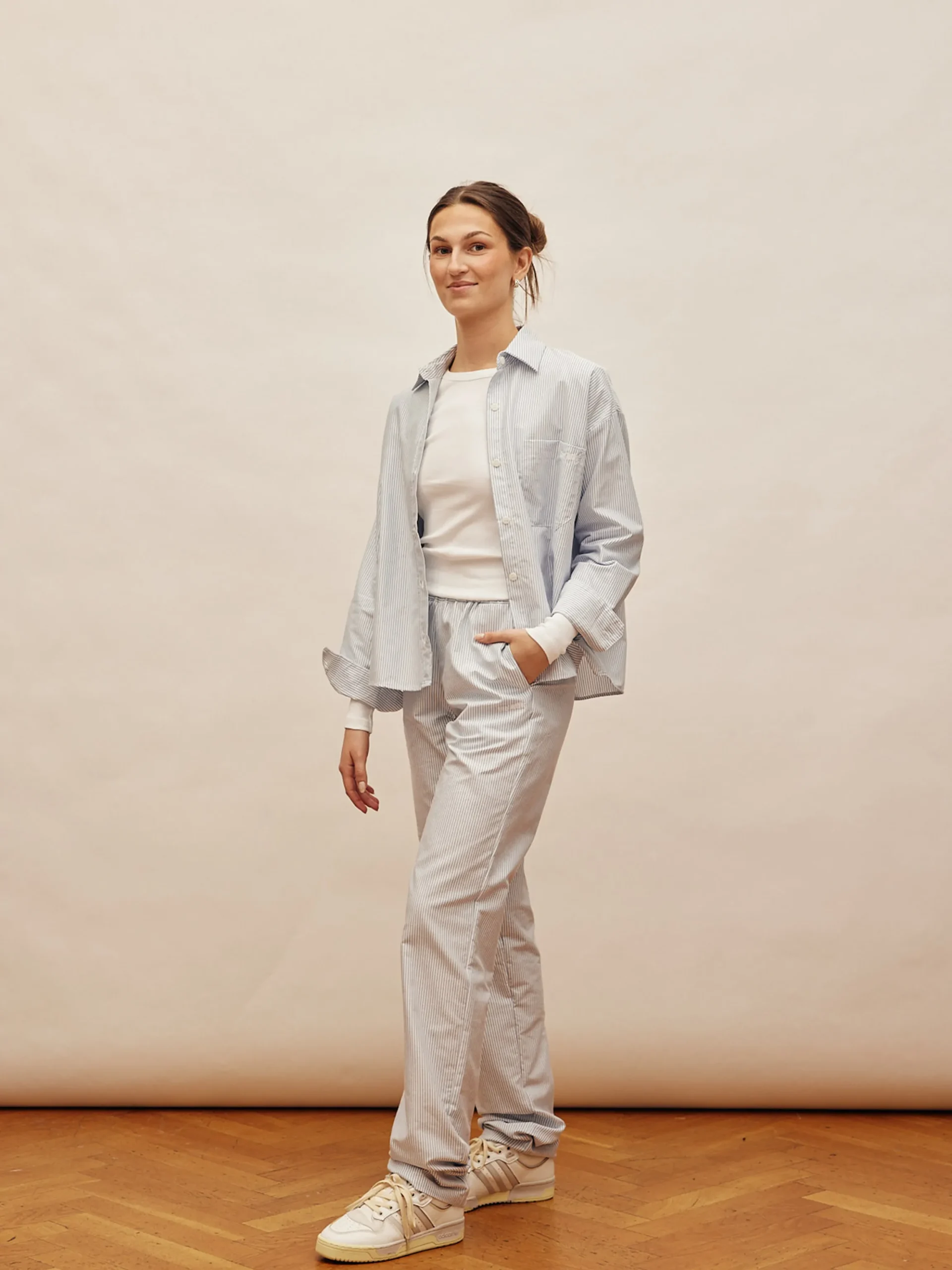 Djerf Avenue Breezy Pants Bla - Hog Best Sale