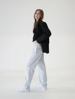 Djerf Avenue Breezy Pants Blue Stripe Hot