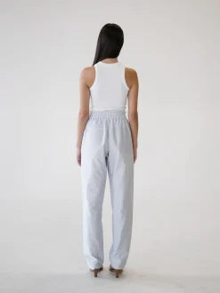 Djerf Avenue Breezy Pants Blue Stripe Hot