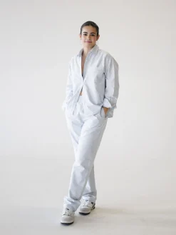 Djerf Avenue Breezy Pants Blue Stripe Hot