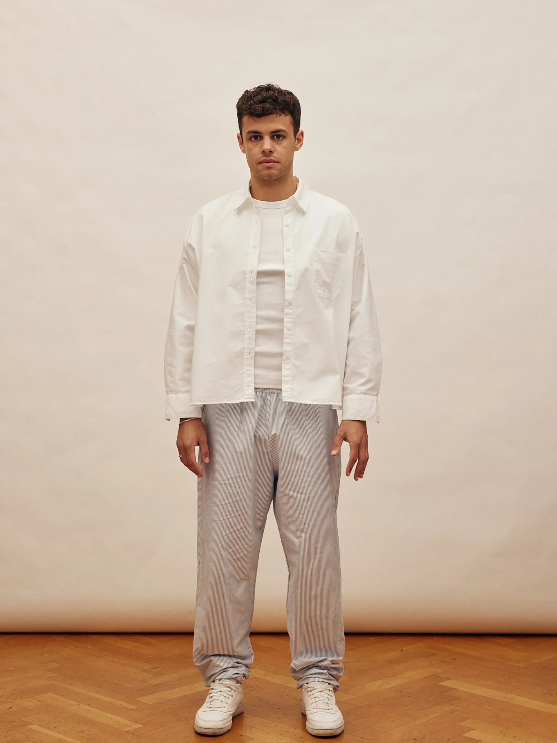 Djerf Avenue Breezy Pants Blue Stripe - Hog Best