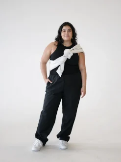 Djerf Avenue Breezy Pants Svart New