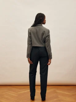 Djerf Avenue Breezy Pants Svart - Hog Clearance