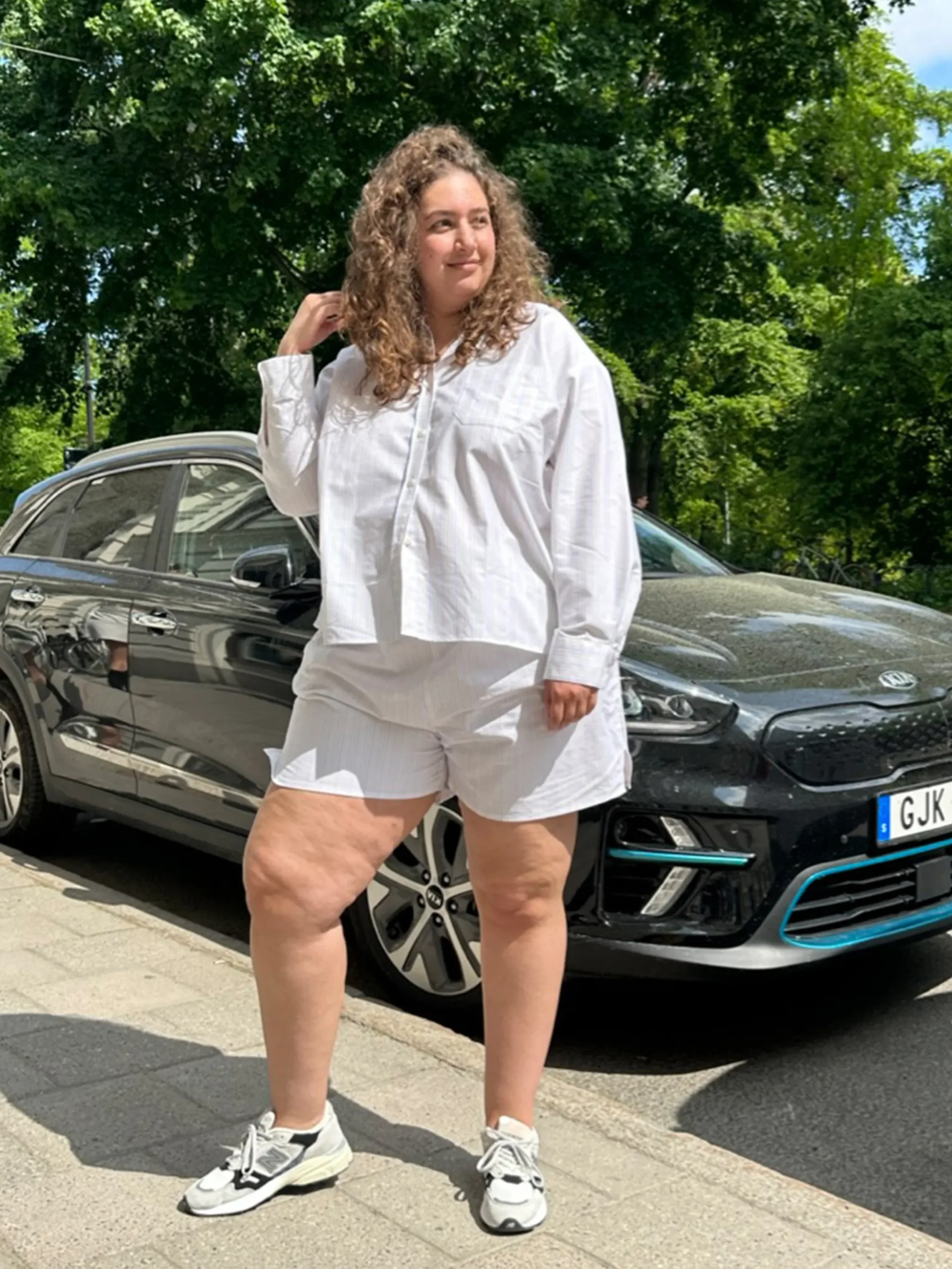 Djerf Avenue Breezy Shirt Rainbow Discount