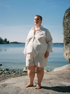 Djerf Avenue Breezy Shirt Rainbow Discount