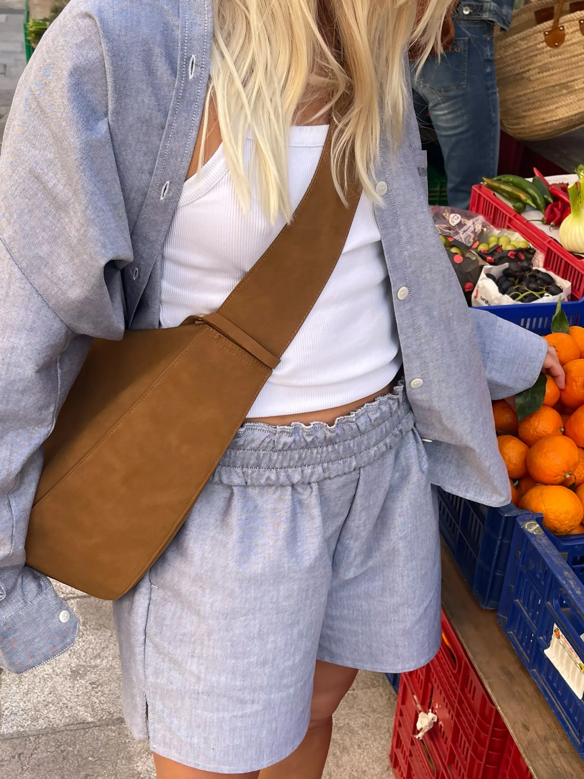 Djerf Avenue Breezy Shorts Gra Sale