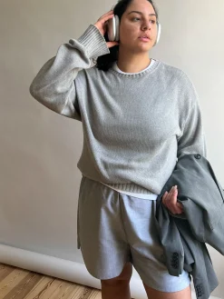 Djerf Avenue Breezy Shorts Gra Sale