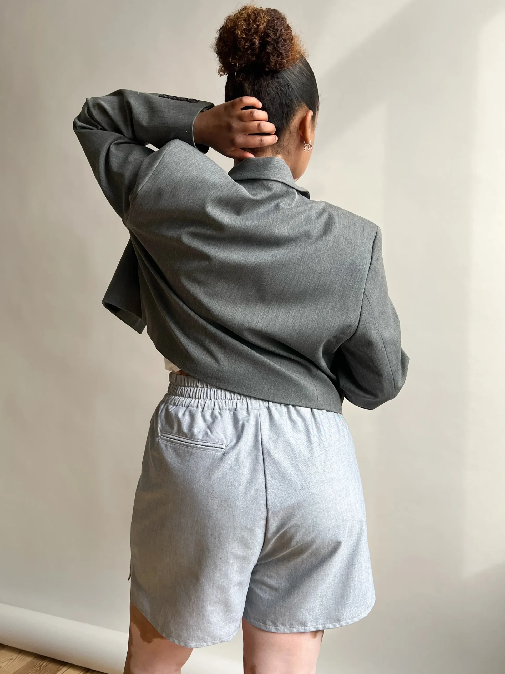 Djerf Avenue Breezy Shorts Gra Sale