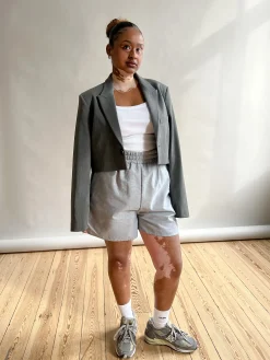 Djerf Avenue Breezy Shorts Gra Sale