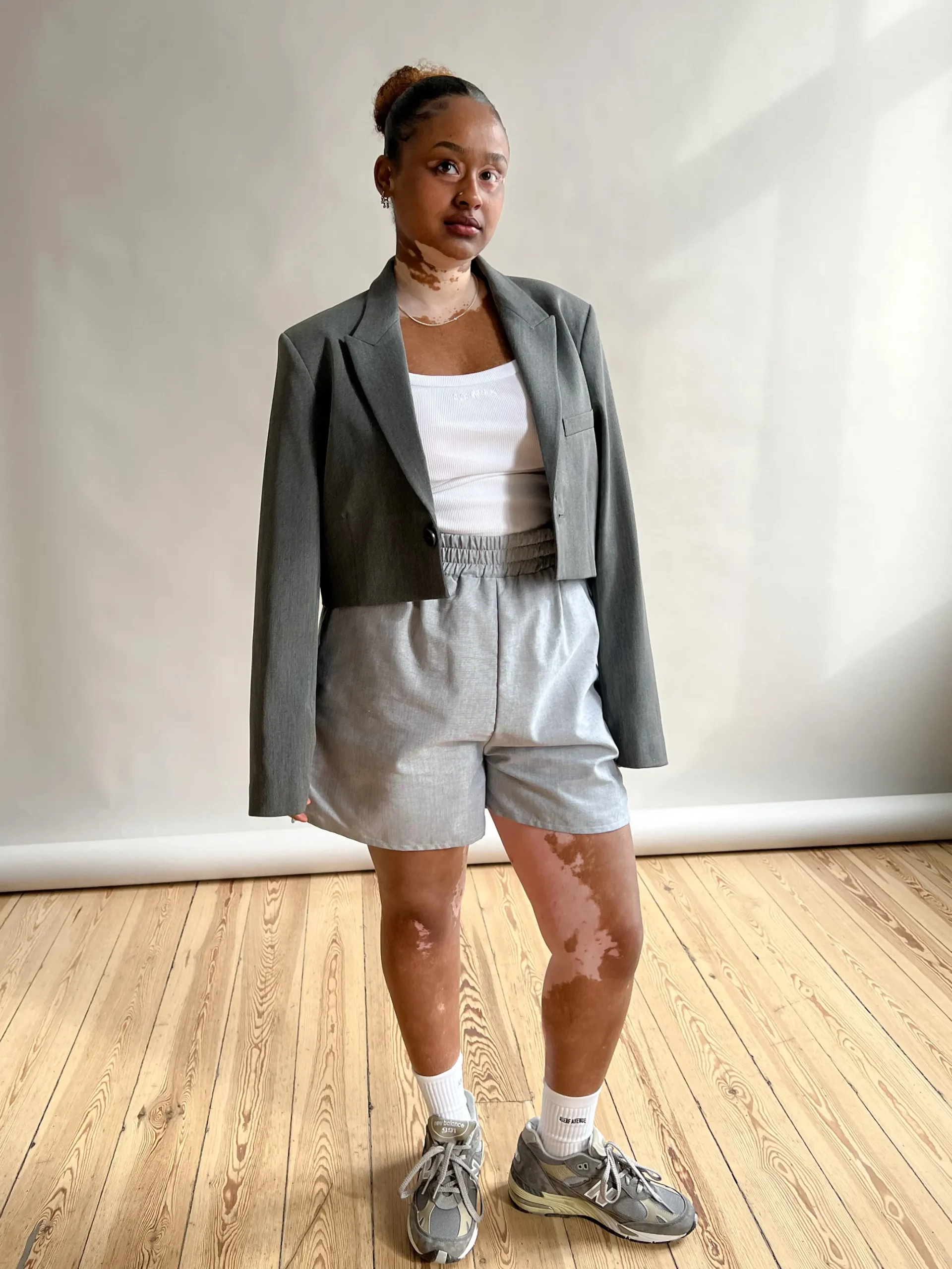 Djerf Avenue Breezy Shorts Gra Sale