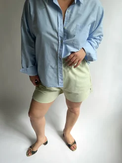 Djerf Avenue Breezy Shorts Gron Flash Sale