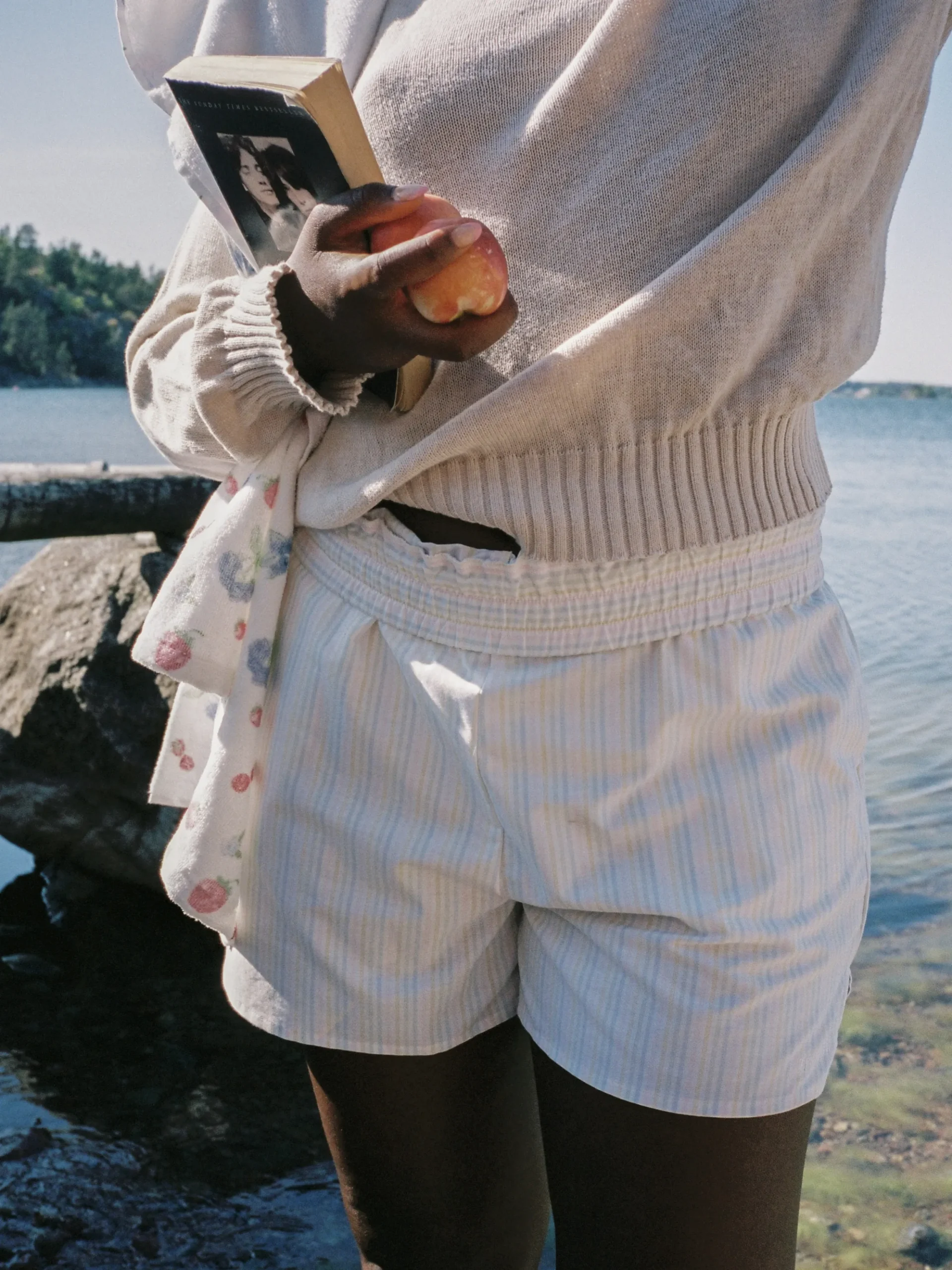 Djerf Avenue Breezy Shorts Rainbow New