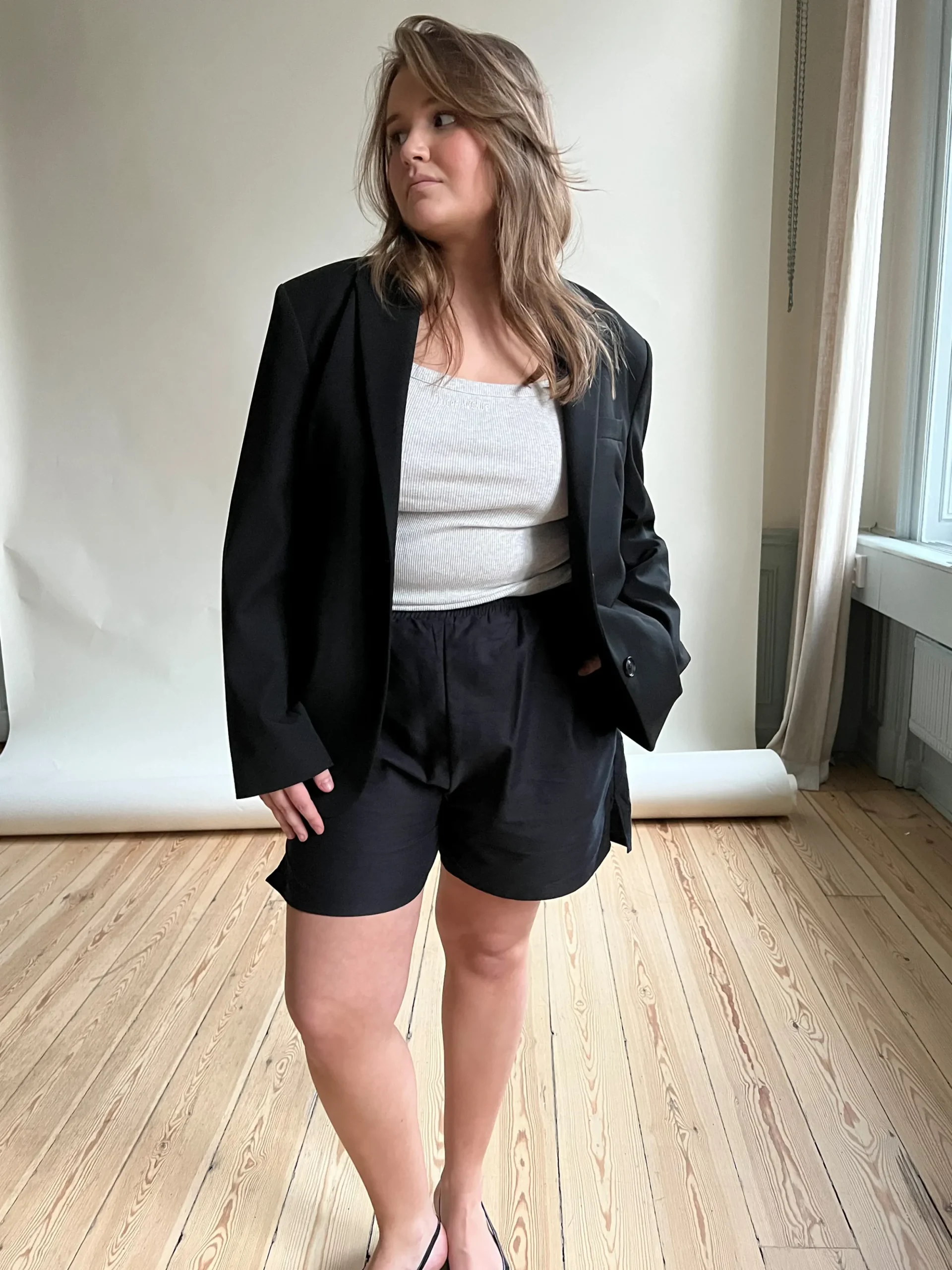 Djerf Avenue Breezy Shorts Svarta Best