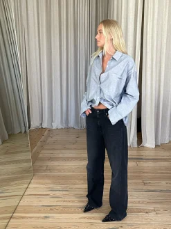 Djerf Avenue Breezy Skjorta Gra Discount