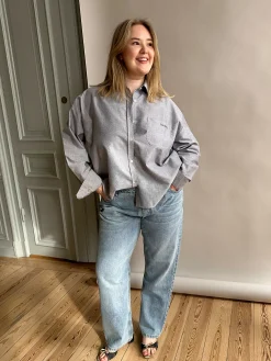 Djerf Avenue Breezy Skjorta Gra Discount