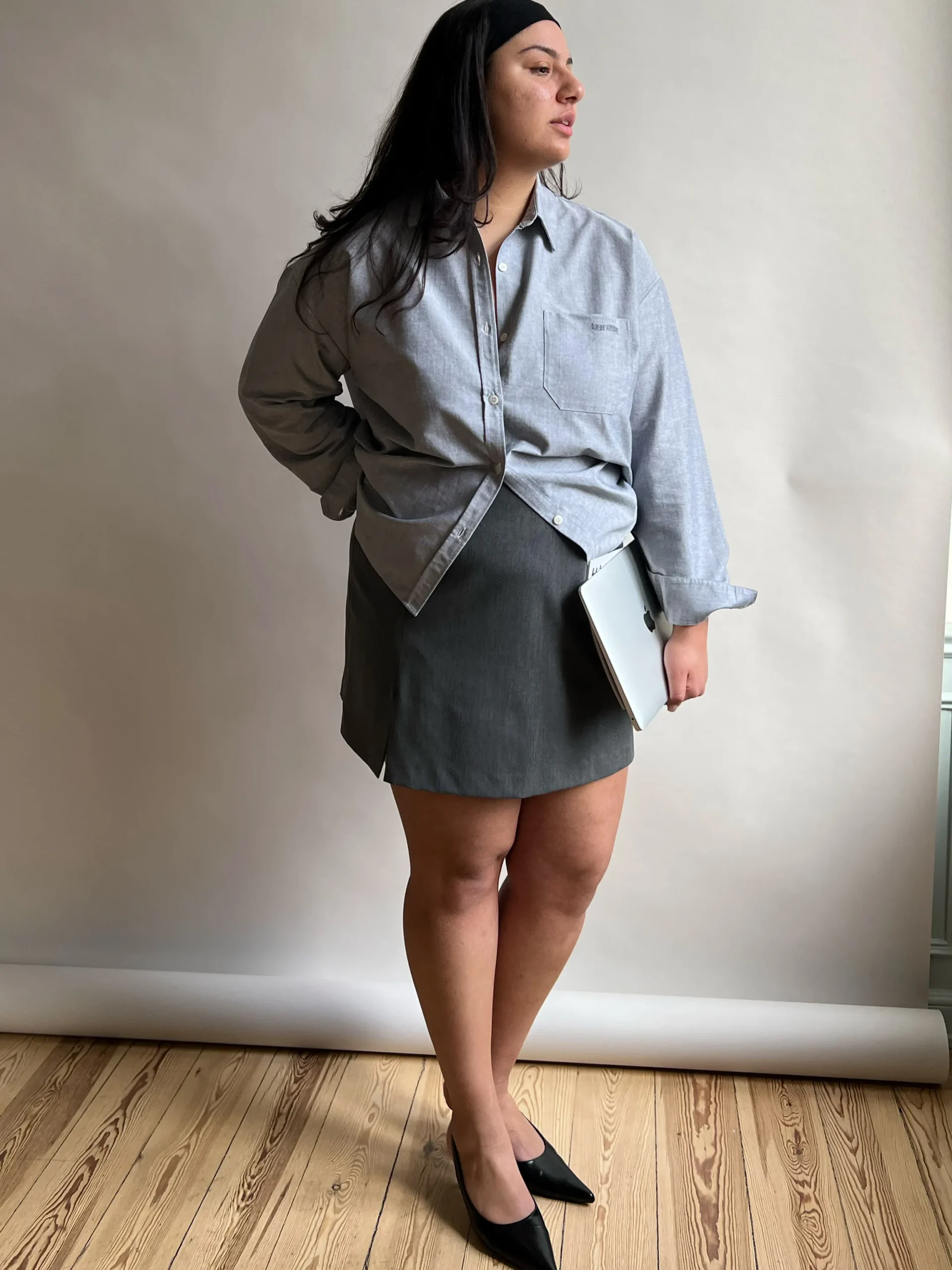 Djerf Avenue Breezy Skjorta Gra Discount