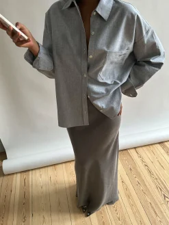 Djerf Avenue Breezy Skjorta Gra Discount