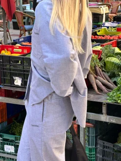 Djerf Avenue Breezy Skjorta Gra Discount