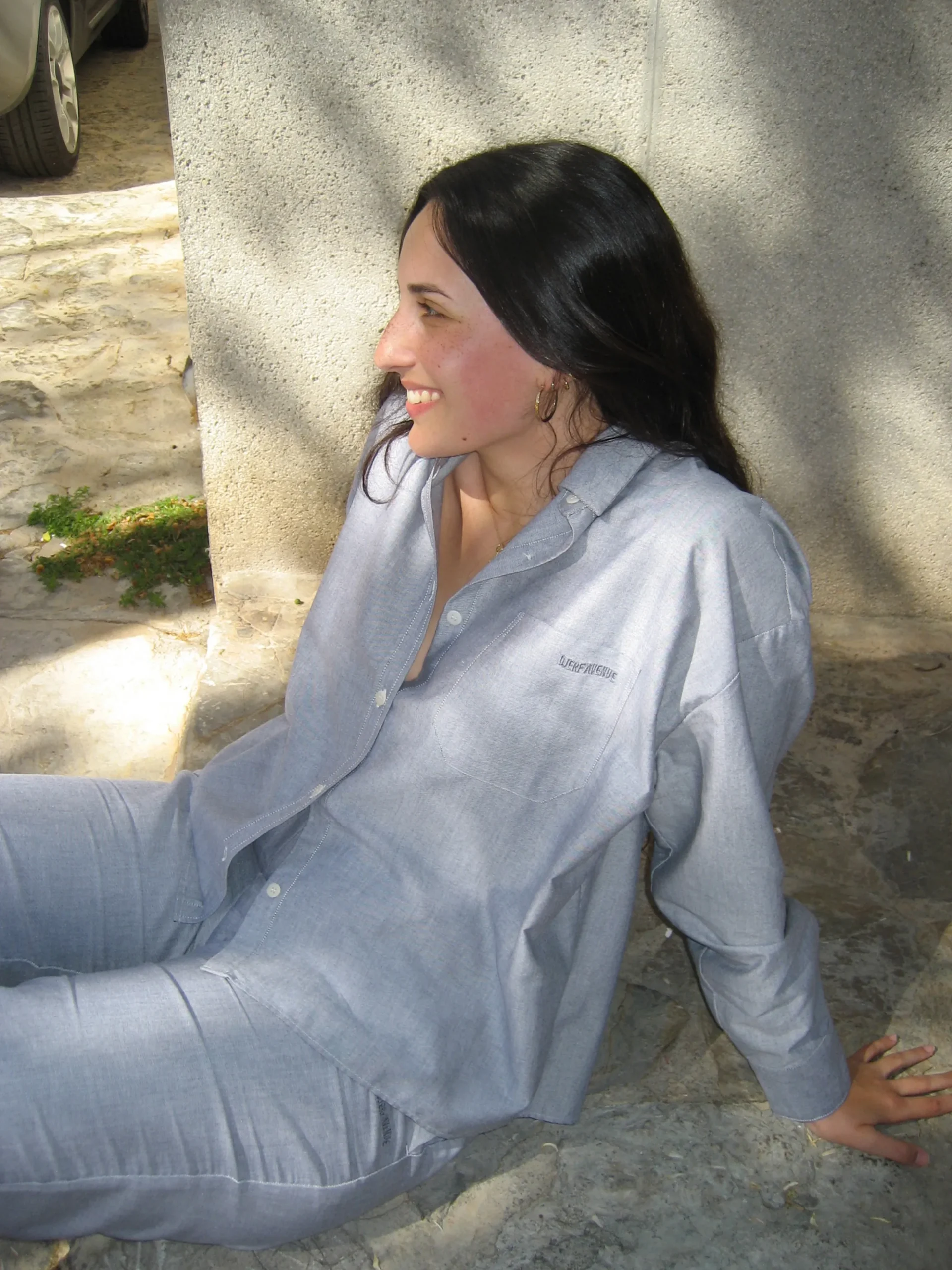 Djerf Avenue Breezy Skjorta Gra Discount