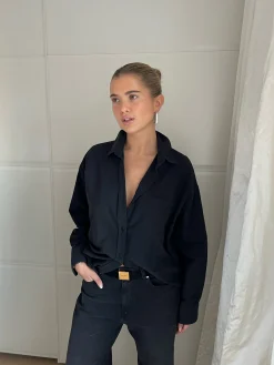 Djerf Avenue Breezy Skjorta Svart New