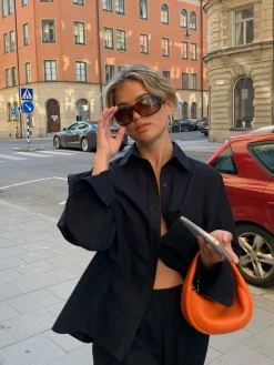 Djerf Avenue Breezy Skjorta Svart New