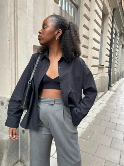 Djerf Avenue Breezy Skjorta Svart New