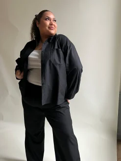 Djerf Avenue Breezy Skjorta Svart New