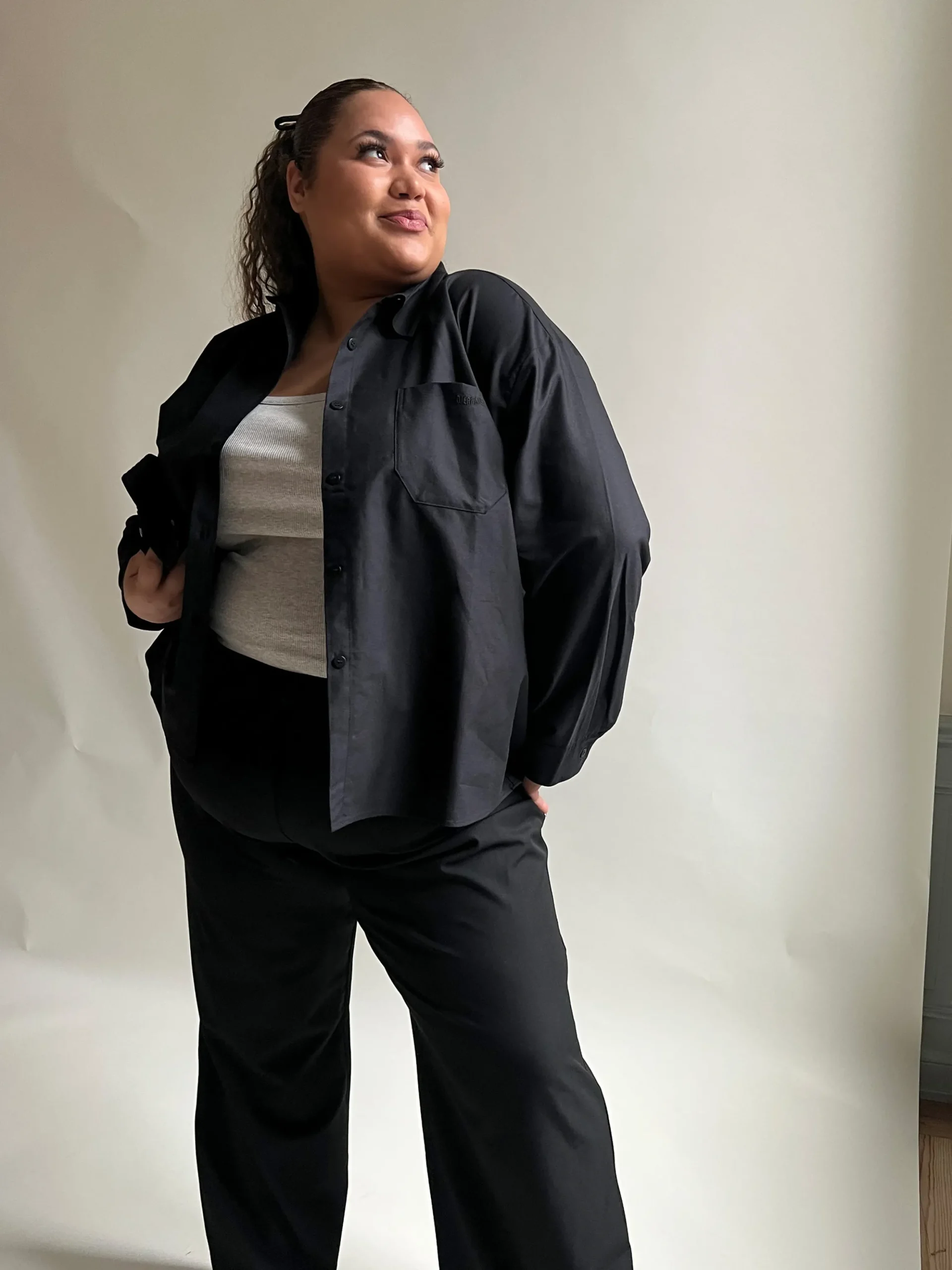 Djerf Avenue Breezy Skjorta Svart New