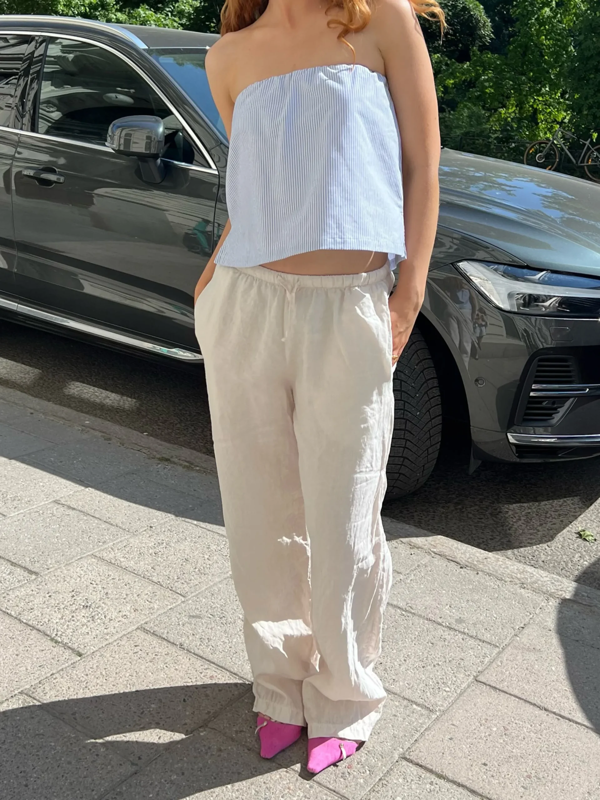 Djerf Avenue Breezy Tube Top Clearance