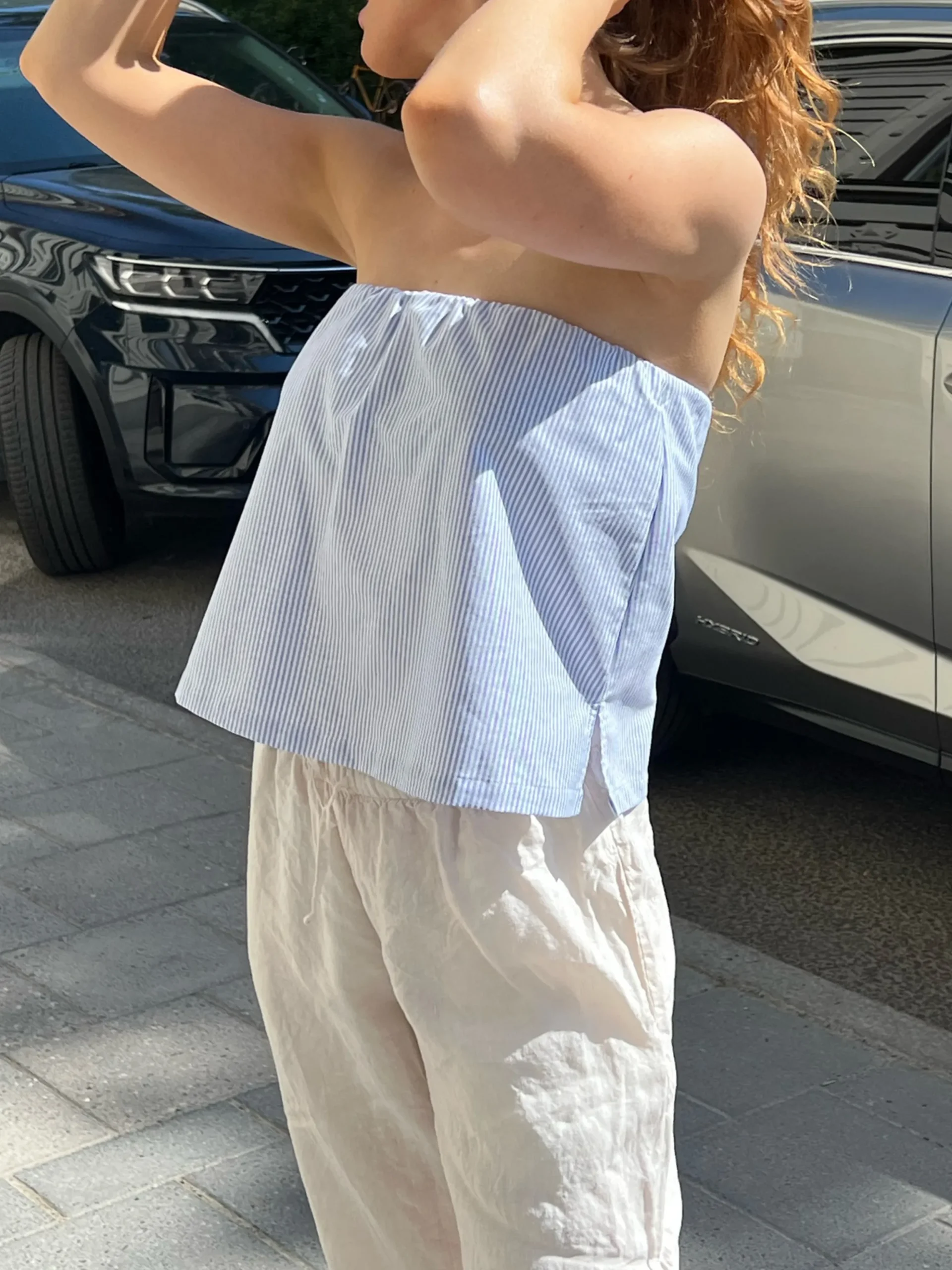 Djerf Avenue Breezy Tube Top Clearance