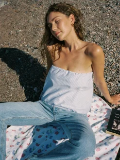 Djerf Avenue Breezy Tube Top Clearance