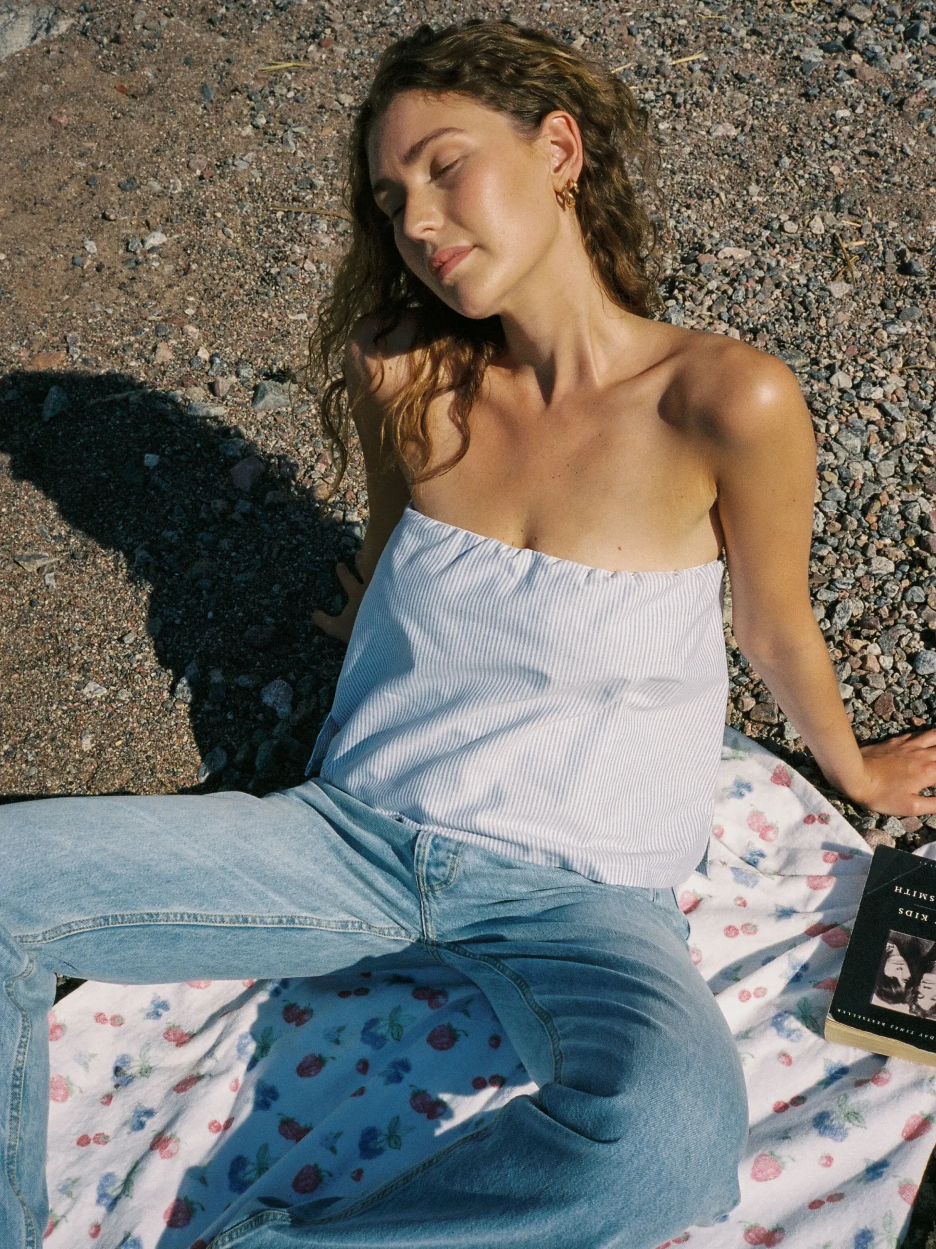 Djerf Avenue Breezy Tube Top Clearance