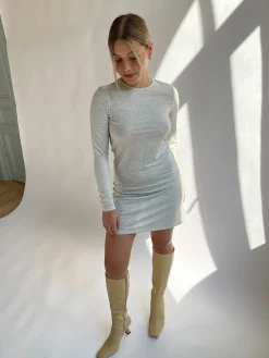 Djerf Avenue Daglig Langarmad Klanning Gramelerad Sale