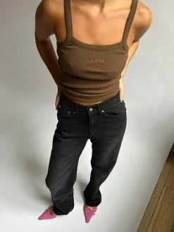 Djerf Avenue Daglig Linne Ribbad Kakao Store