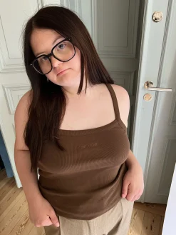 Djerf Avenue Daglig Linne Ribbad Kakao Store