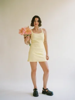 Djerf Avenue Daglig Tankklanning Ribbad Babygul Cheap