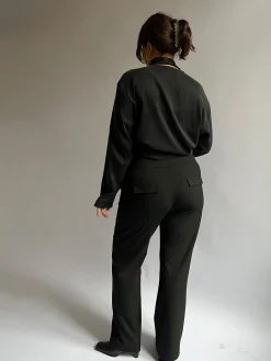 Djerf Avenue Dag-Till-Dag Byxor Svarta Hot