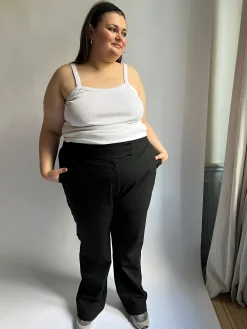 Djerf Avenue Dag-Till-Dag Byxor Svarta Hot