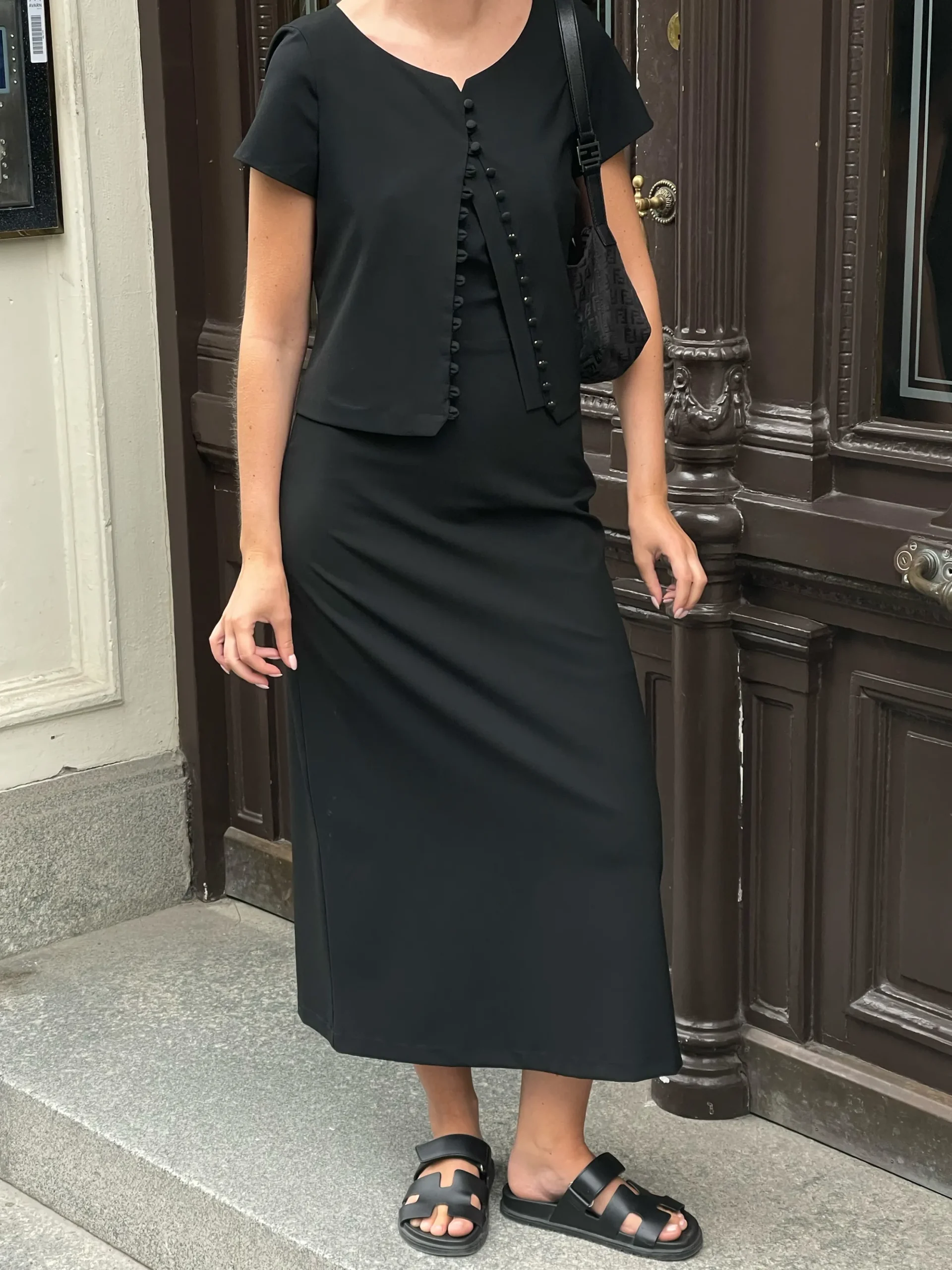 Djerf Avenue Dag-Till-Dag Topp Svart New