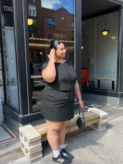 Djerf Avenue Dag-Till-Dag Topp Svart New