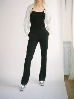 Djerf Avenue Dag-Till-Dag-Byxor Svart Hog Cheap