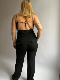 Djerf Avenue Dag-Till-Dag-Byxor Svart Hog Cheap