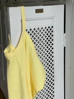 Djerf Avenue Daily Linne Ribbed Baby Gul Best