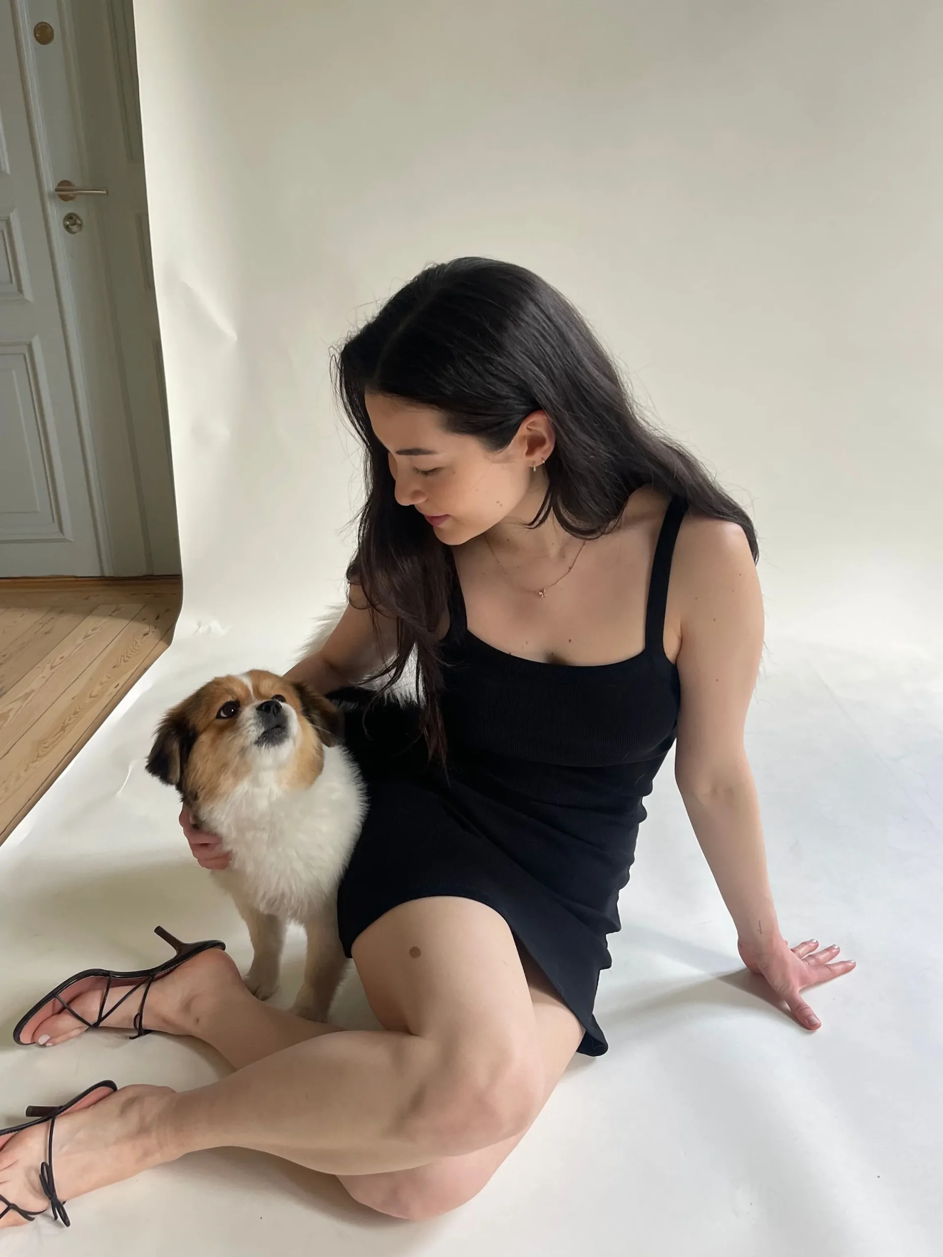 Djerf Avenue Daily Tank Dress Ribbed Black Online