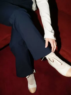 Djerf Avenue Day-To-Day Byxor Djupbla Sale