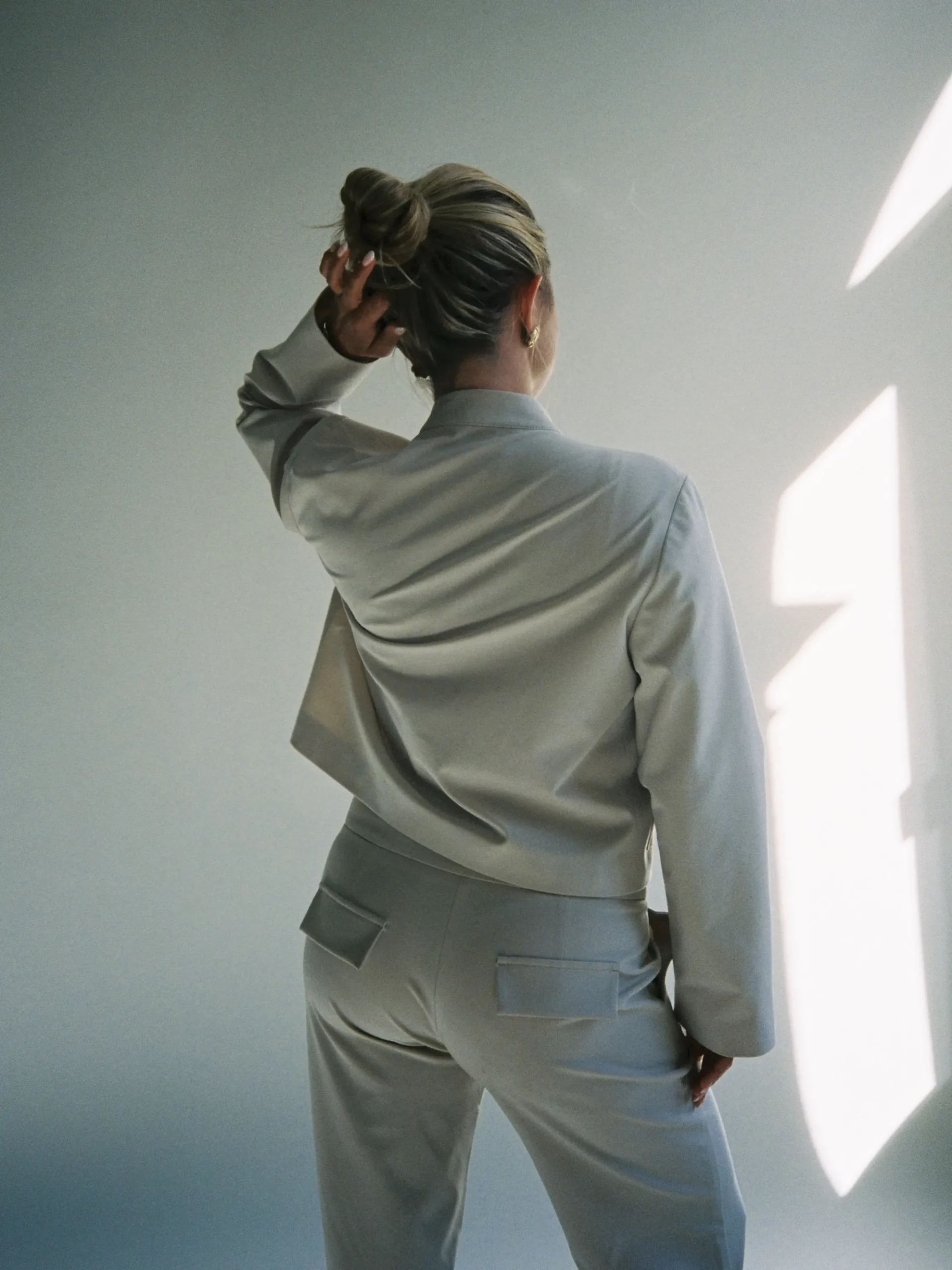 Djerf Avenue Day-To-Day Pants Cream Tall Cheap