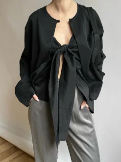 Djerf Avenue Dream Cardigan Ash Cheap