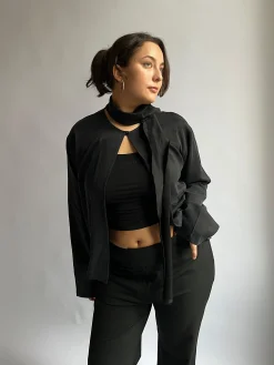 Djerf Avenue Dream Cardigan Ash Cheap