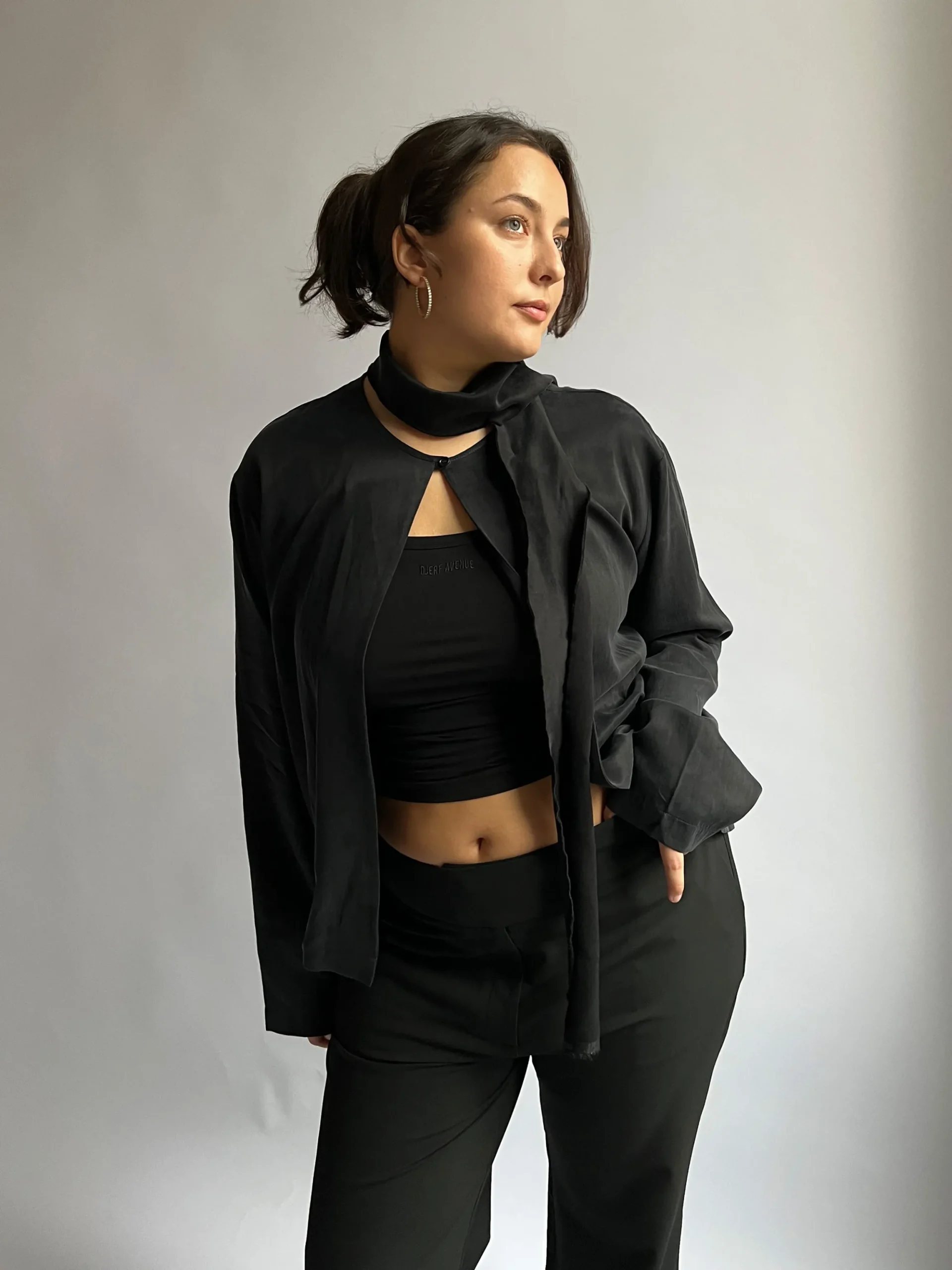 Djerf Avenue Dream Cardigan Ash Cheap